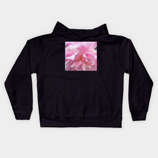 Passionate Pink Carnation Flower Petals Kids Hoodie by Photomersion